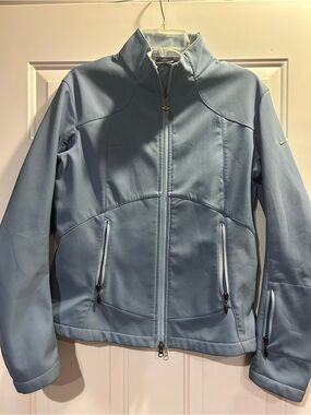Vintage Light Blue Women's Softshell Jacket - Nike